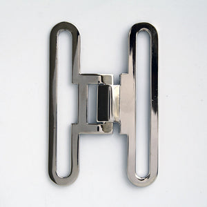 #0815 Nickel Finish Clasp Buckle 70mm