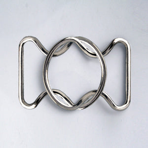 #0868 Nickel Finish Link Buckle 50mm