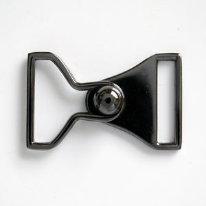 #0957 Gunmetal Clasp Buckle 20mm