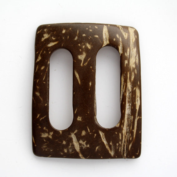 #1265 Rectangle Coconut buckle 25mm
