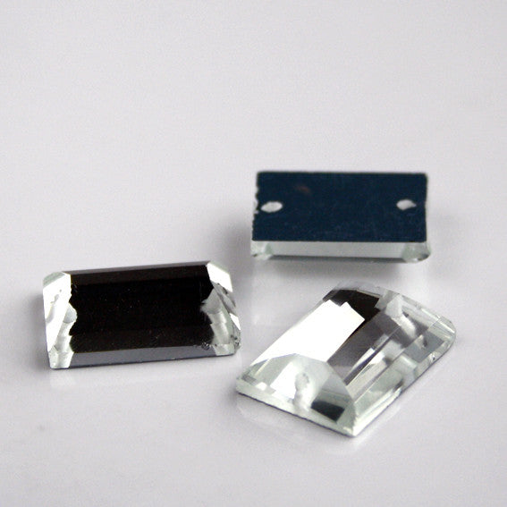 Rectangle glass stone