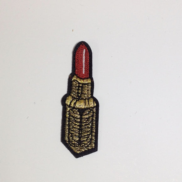 Lipstick Iron On Patch 80mm x 25mm