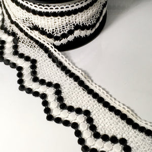 Alberta Black and White Lace
