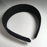 Thick Black Velvet Headband