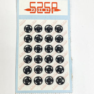 Black Sew On Snaps