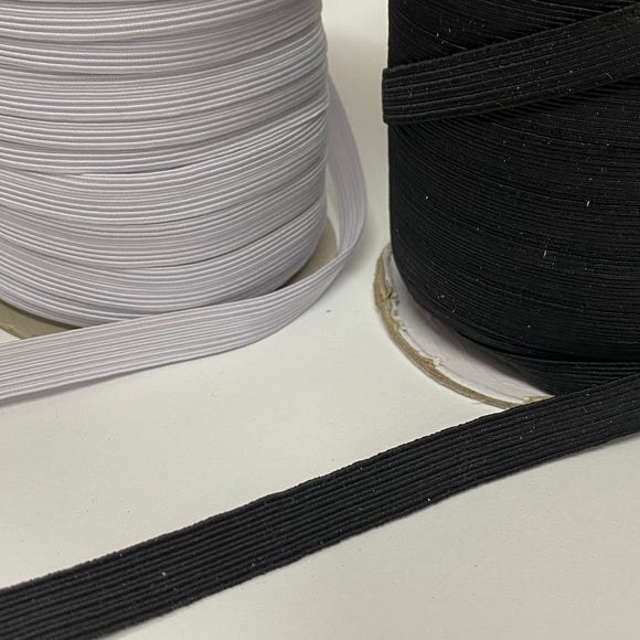 12mm Flat Face Mask Elastic