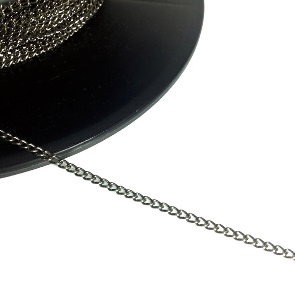 Gunmetal Chain 3mm