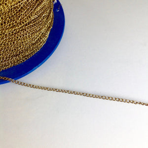 FC421AB Antique Brass Chain 3mm