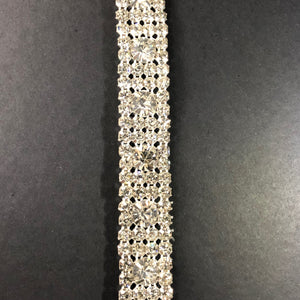Diamonte Trim with Large and Small Stones
