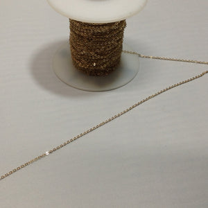 FC409G Fine Chain Gold 2mm