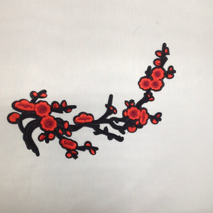 Iron On Cherry Blossom Applique/ Patch