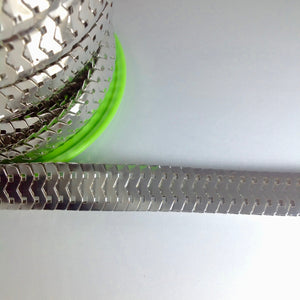 #YB201572 Silver Snake Style Chain 15mm