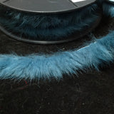 Assorted colours of fur trim