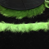 Assorted colours of fur trim