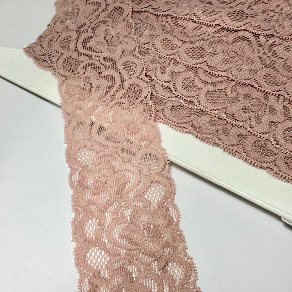 Dusty Pink Galloon Edged Trim