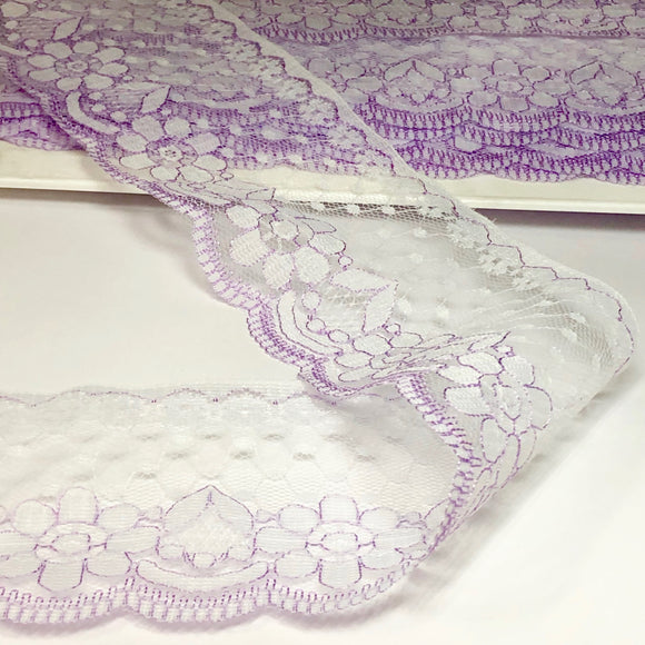 Lilac Raschel Trim