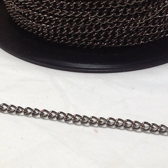 Gunmetal Grey link Chain 5mm