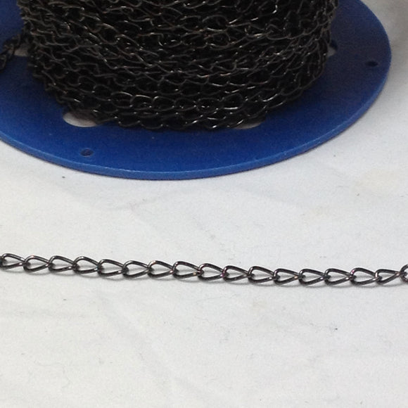 Gunmetal Grey link Chain 4mm