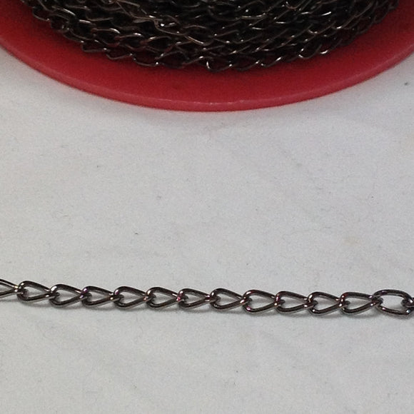 Antique Nickel  link Chain 3mm