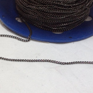 Gunmetal Grey link Chain 2mm