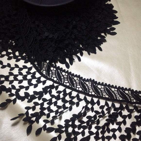Chandra Guipure Fringed Lace