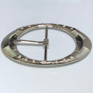 Diamonte Encrusted Oval Buckle