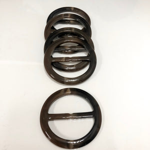 Brown and Tan Swirl Buckle
