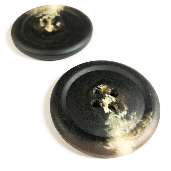 Harry Horn Coat Button Brown