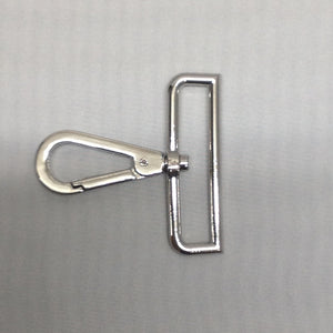 Parrot Clip Rectangle Gunmetal Grey or Silver 50mm