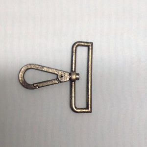 Parrot Clip Rectangle Antique Bronze 70mm