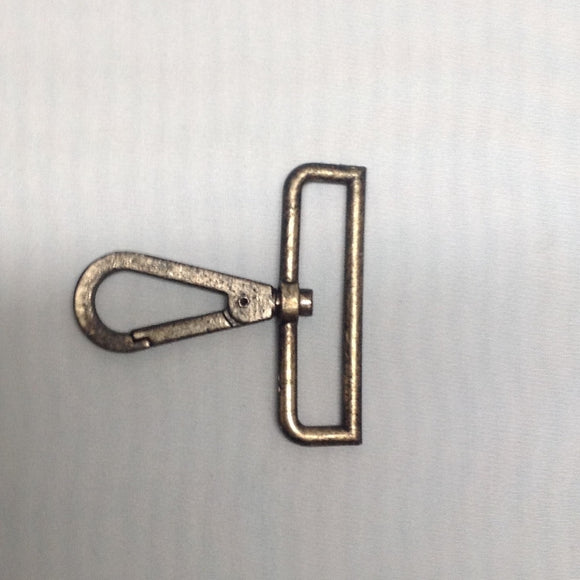 Parrot Clip Rectangle Antique Bronze 70mm