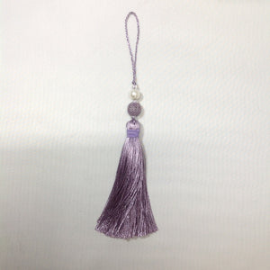 Long tassel with pearl 25cm