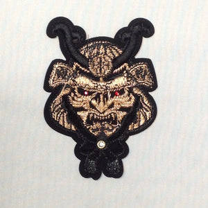 Ninja's Iron On Patch in Gold or Silver