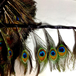 YT201292 PEACOCK FEATHER TRIM