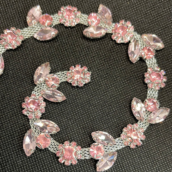 Crystals Flower Rhinestone Chain