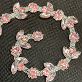 Crystals Flower Rhinestone Chain