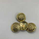 Retro Style Round Metal Shank Button