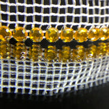 Single Row Crystal Trim on net 4mm