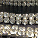 Preciosa Czech 2-ROW Rhinestone Cup Chain