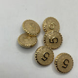NEW - No5 shank button