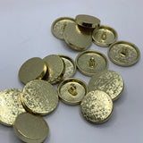 Metal Turtle cracking pattern button