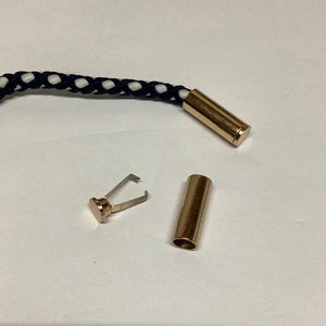 Two piece interlock Cord Ends