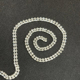 Preciosa Czech 2-ROW Rhinestone Cup Chain