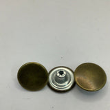 Flat top jean buttons