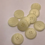 Cream tortoiseshell button