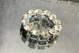 Round crystal buckle - Diamante on claw