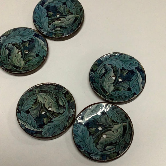 Coconut Resin Button