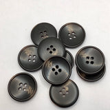 Dish in tortoiseshell button
