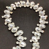 Glass stone & crystal trim