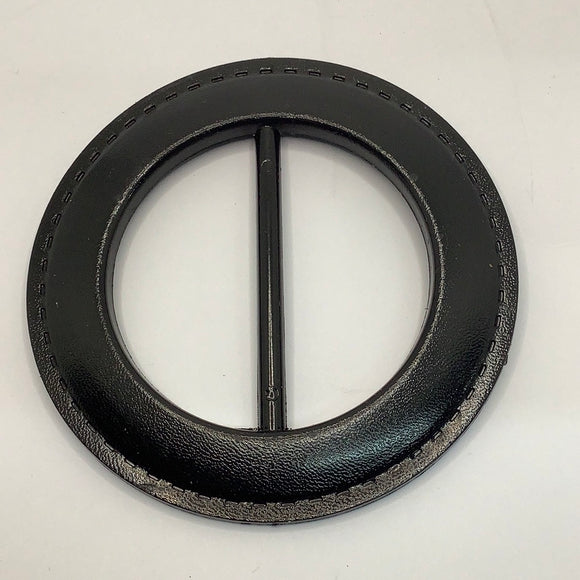 Faux leather Round buckle